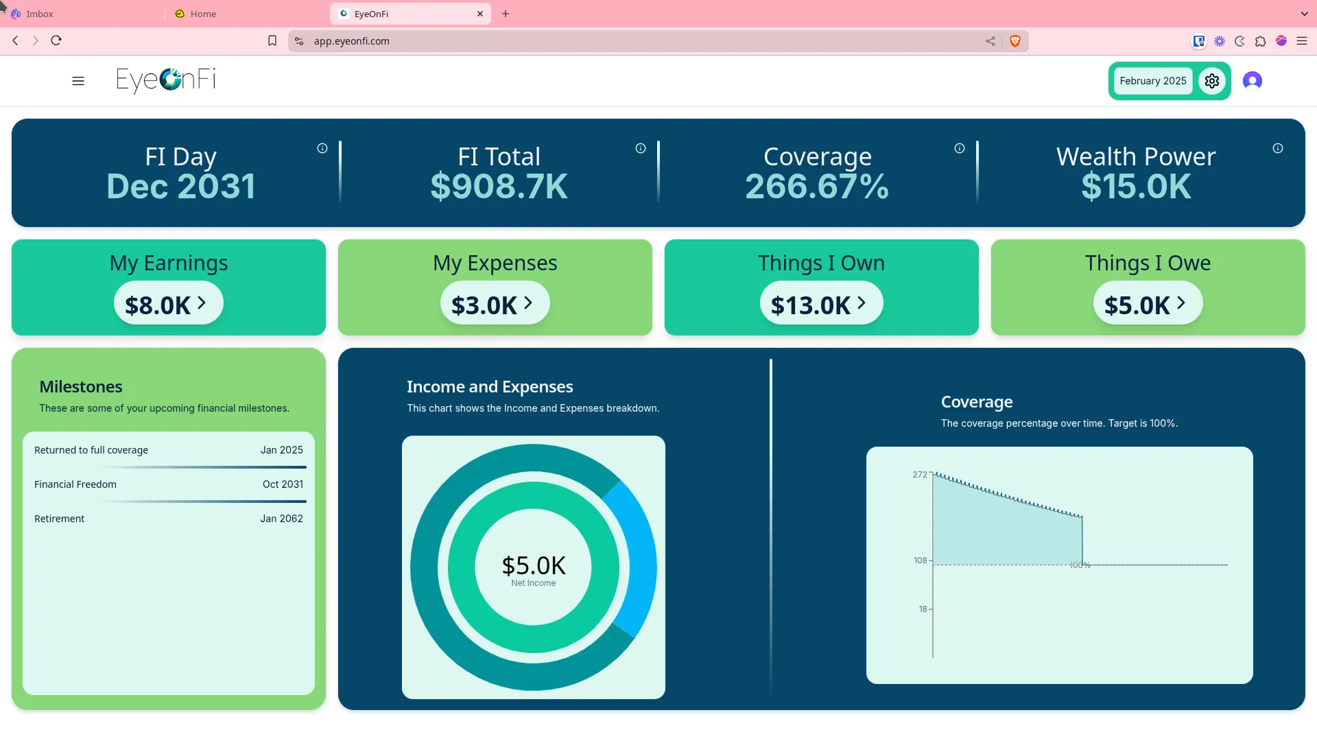 EyeOnFi Home Page
