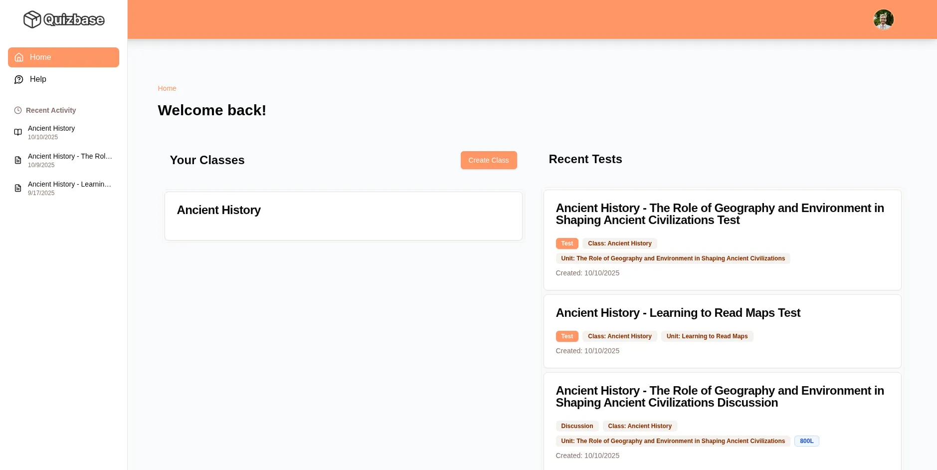 Quizbase Home Page